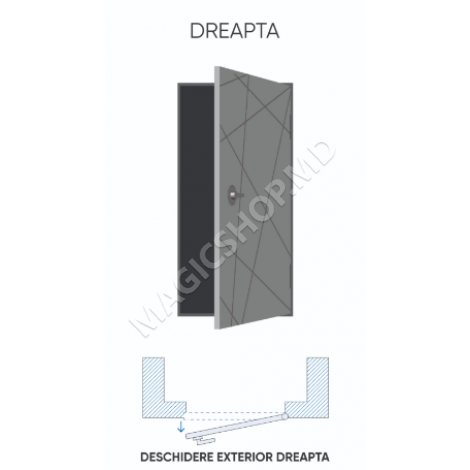 Usa exterior DT 198 (2050x960x70mm)